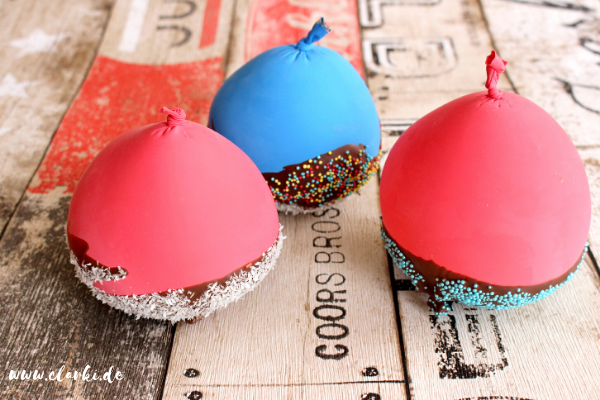 eisschale aus luftballons herstellen