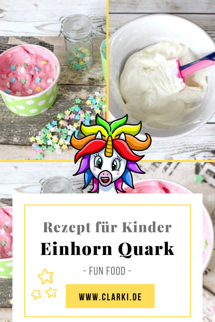 einhorn quark aufstrich für kinder