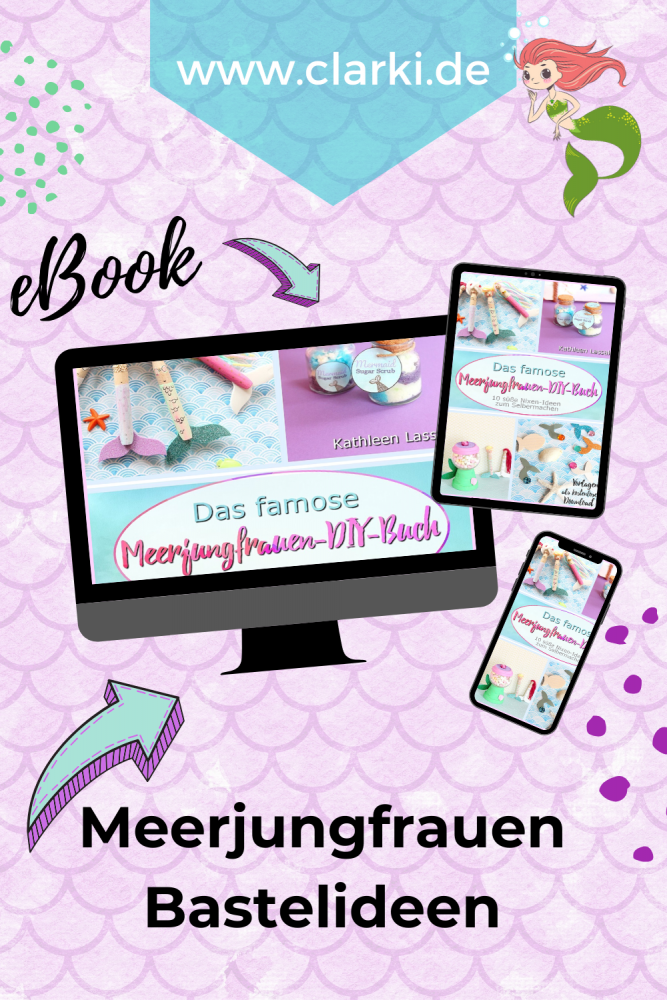 meerjungfrau basteln mit kindern