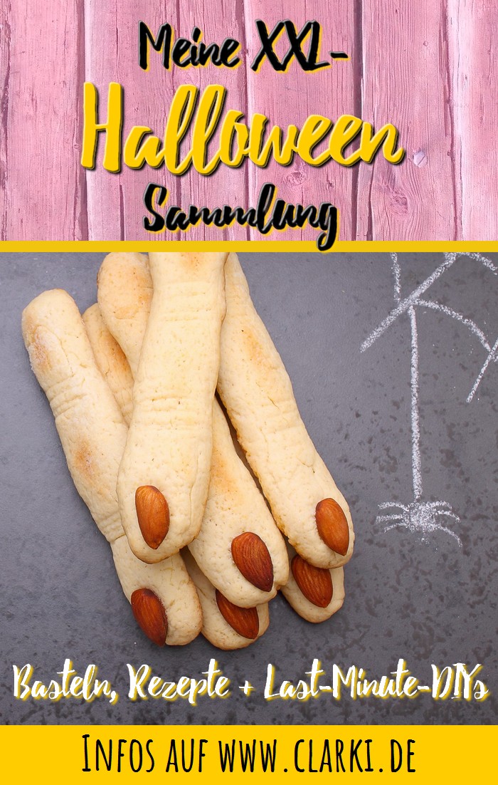 Halloween-Rezept: Hexenfinger einfach selber backen - clarki.de: DIY ...