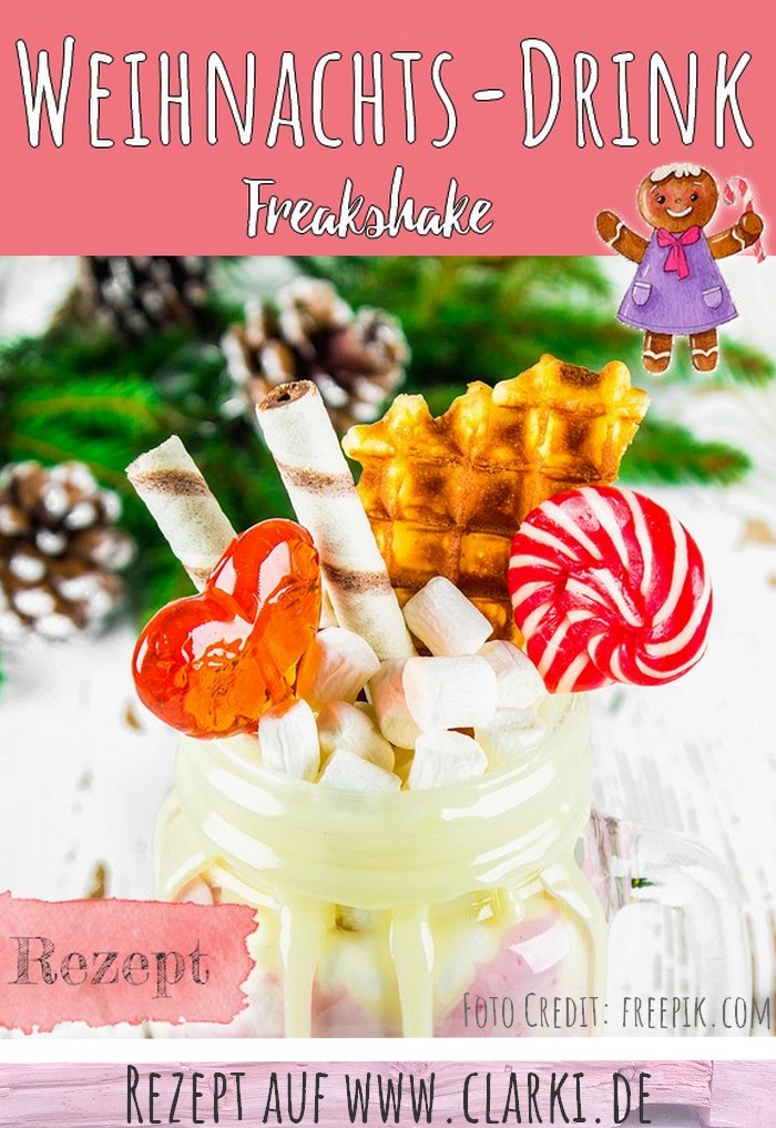 Rezept für Freak Shake zu Weihnachten